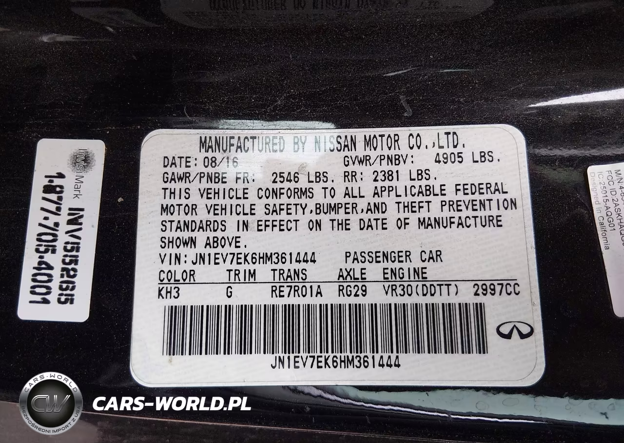 2017 Infiniti Q60 3.0T Premium VIN:JN1EV7EK6HM361444 - 9