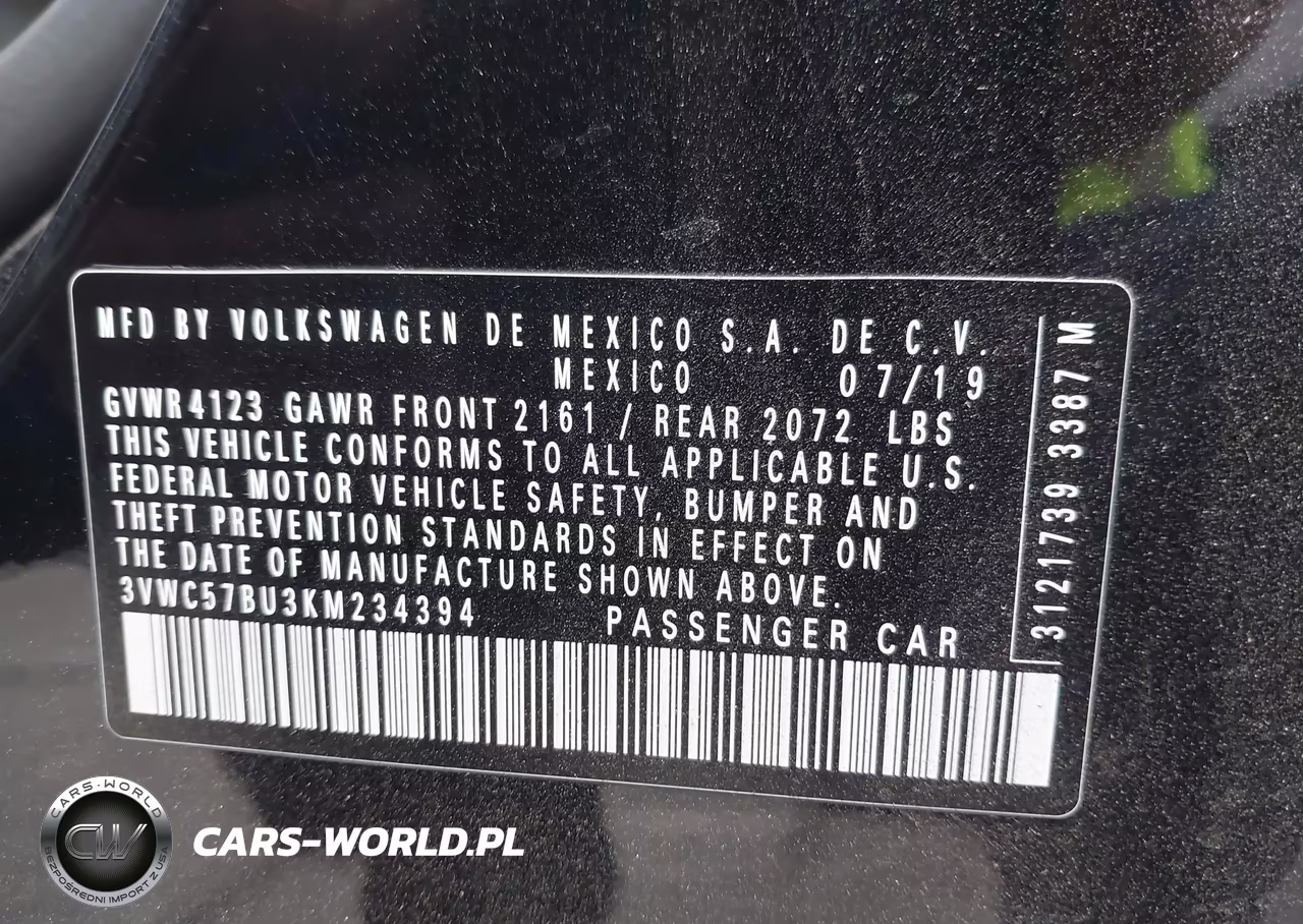 2019 Volkswagen Jetta 1.4T R-Line-1.4T S-1.4T Se VIN:3VWC57BU3KM234394 - 9