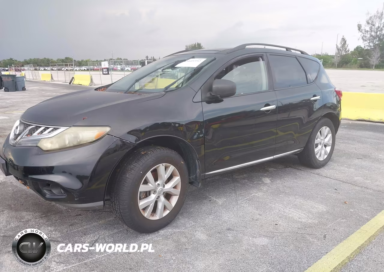 2014 Nissan Murano Sl VIN:JN8AZ1MU2EW405010 - 2