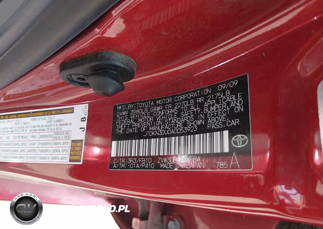 2010 Toyota Prius Ii VIN:JTDKN3DU0A0053923 - 9
