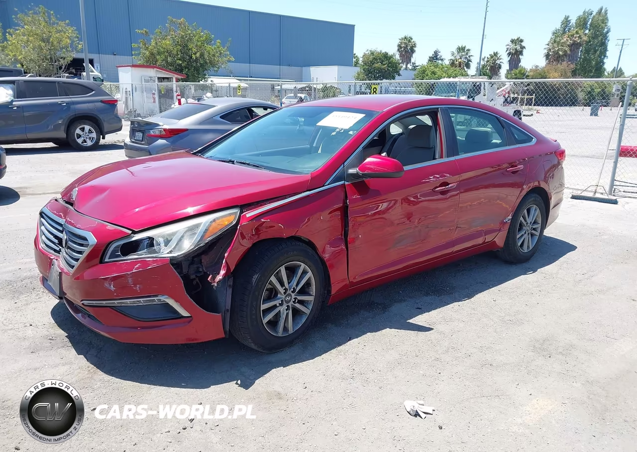 2015 Hyundai Sonata Se VIN:5NPE24AF2FH168180 - 2