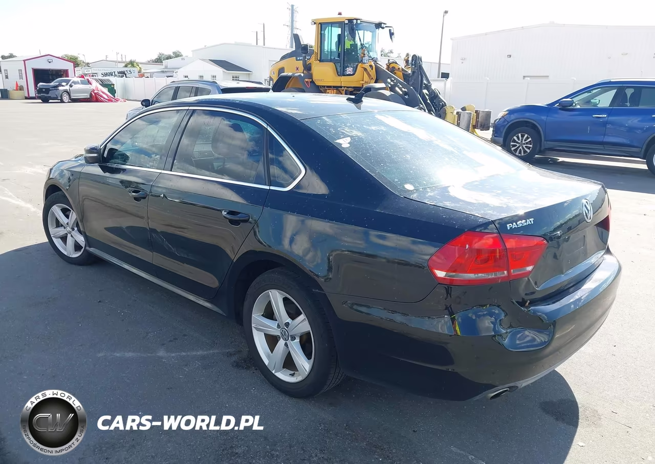 2013 Volkswagen Passat 2.5L Se VIN:1VWBH7A38DC026012 - 3