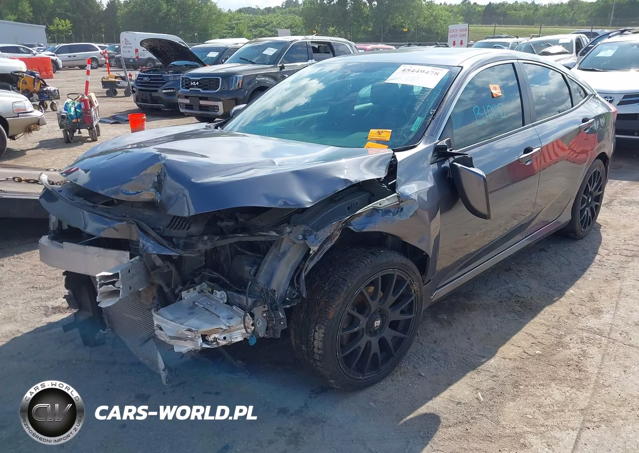 2018 Honda Civic Ex VIN:2HGFC2F74JH571233 - 2