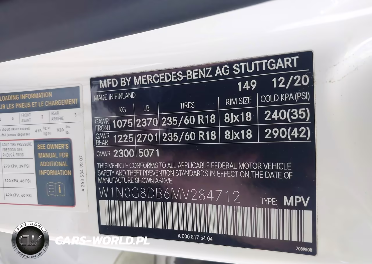 2021 Mercedes-Benz Glc 300 Suv VIN:W1N0G8DB6MV284712 - 9