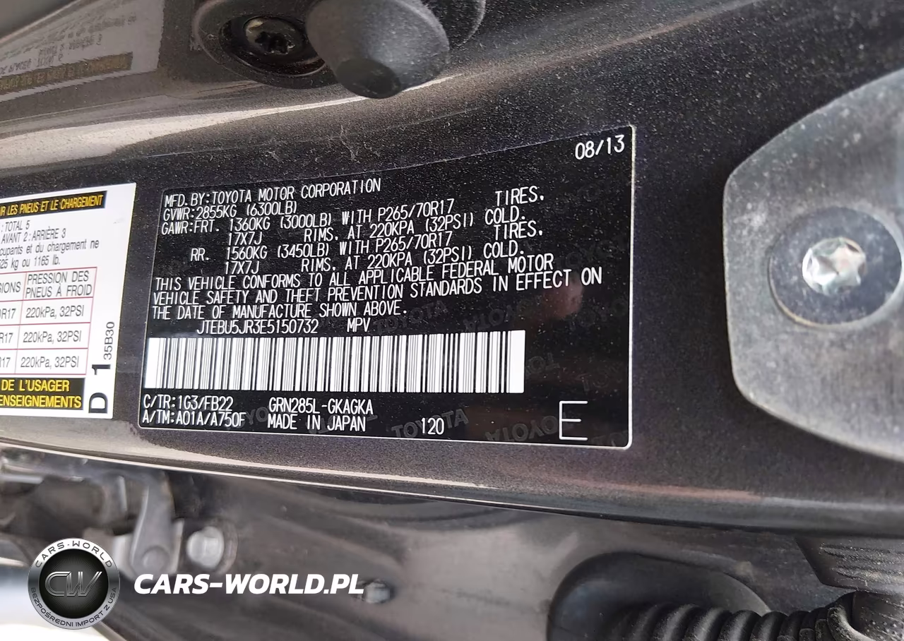 2014 Toyota 4Runner Sr5 VIN:JTEBU5JR3E5150732 - 9