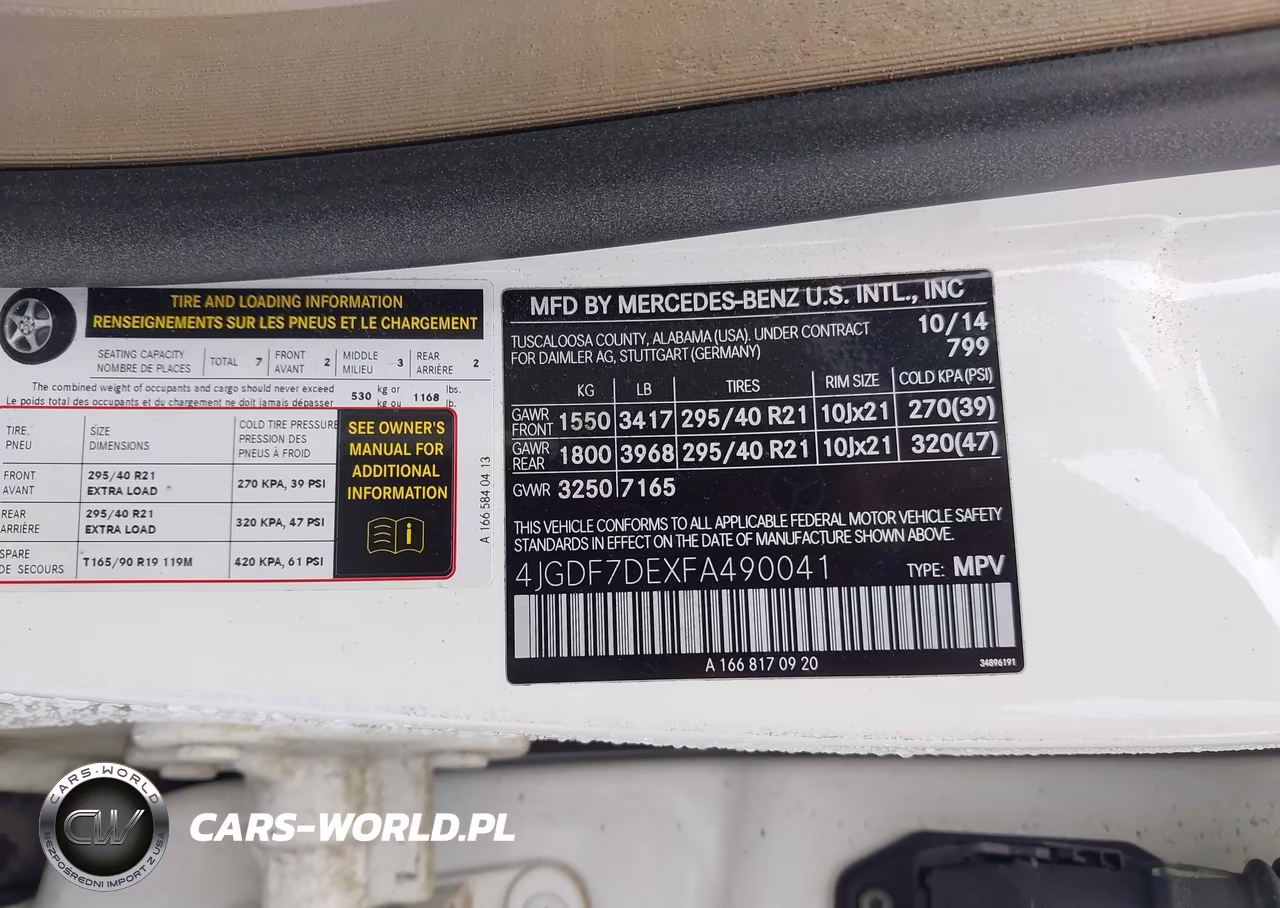 2015 Mercedes-Benz Gl 550 4Matic VIN:4JGDF7DEXFA490041 - 9