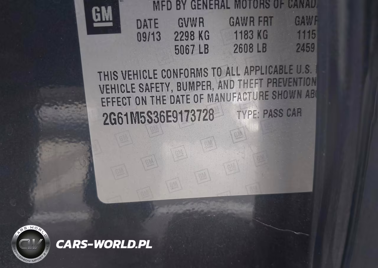 2014 Cadillac Xts Luxury VIN:2G61M5S36E9173728 - 9