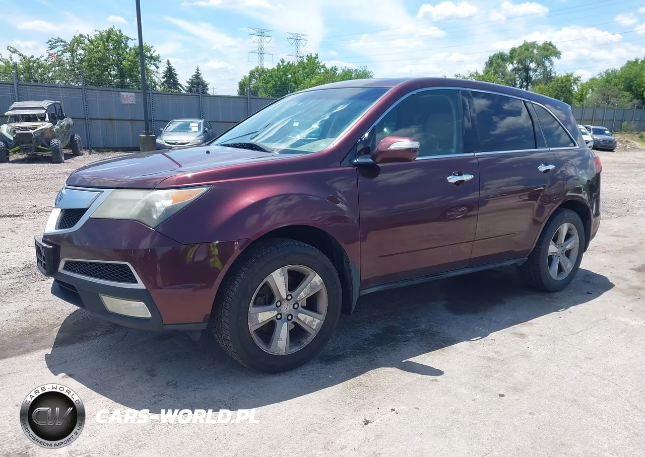 2010 Acura Mdx VIN:2HNYD2H29AH509259 - 2