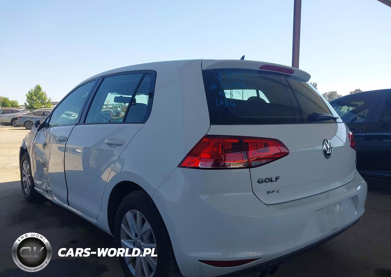 2016 Volkswagen Golf Tsi S 4-Door VIN:3VW217AUXGM013875 - 3