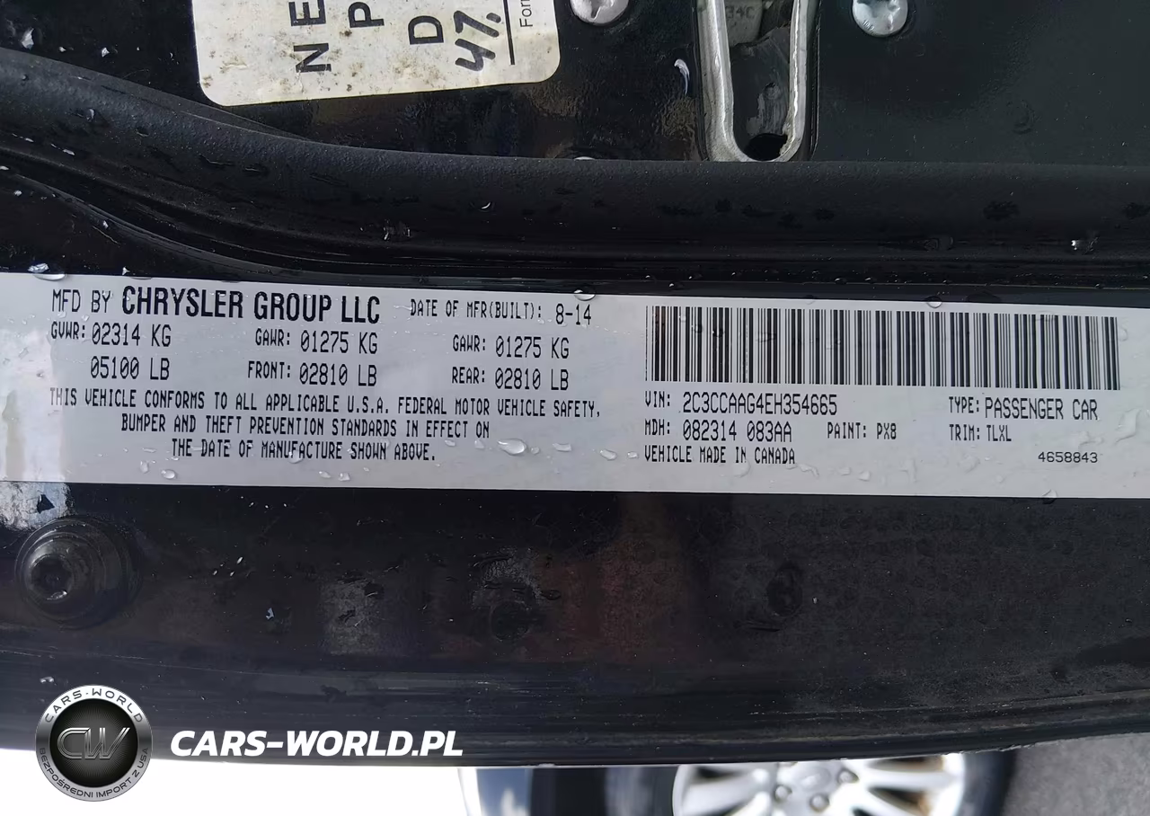 2014 Chrysler 300 VIN:2C3CCAAG4EH354665 - 9