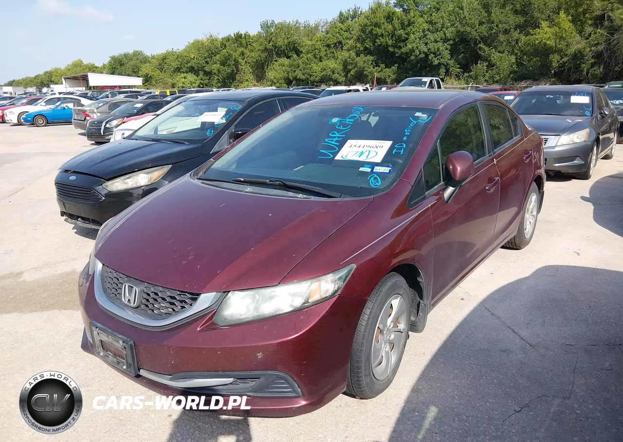 2013 Honda Civic Lx VIN:2HGFB2F52DH510453 - 2
