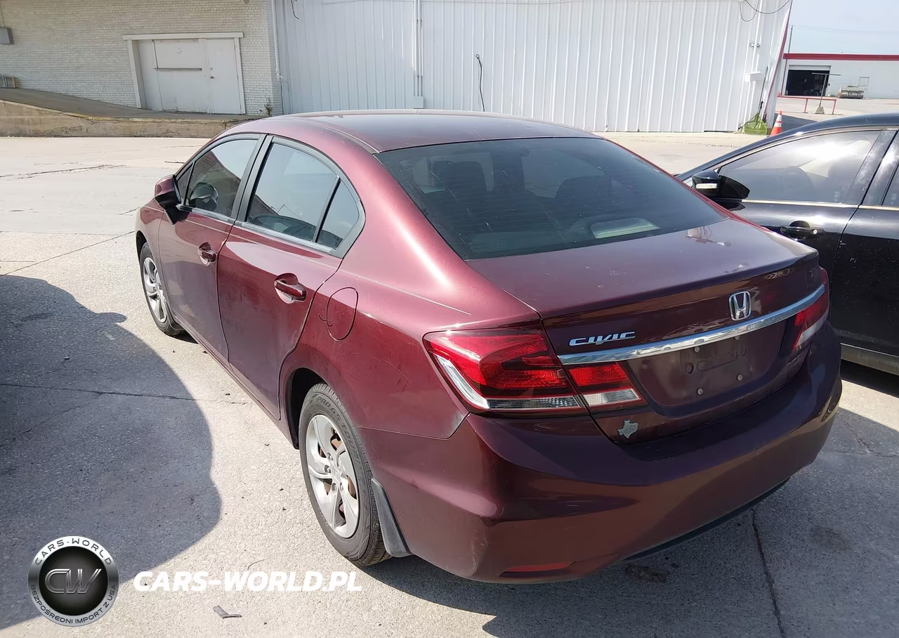 2013 Honda Civic Lx VIN:2HGFB2F52DH510453 - 3