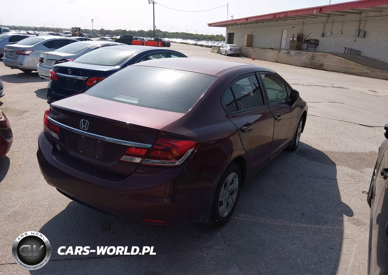 2013 Honda Civic Lx VIN:2HGFB2F52DH510453 - 4
