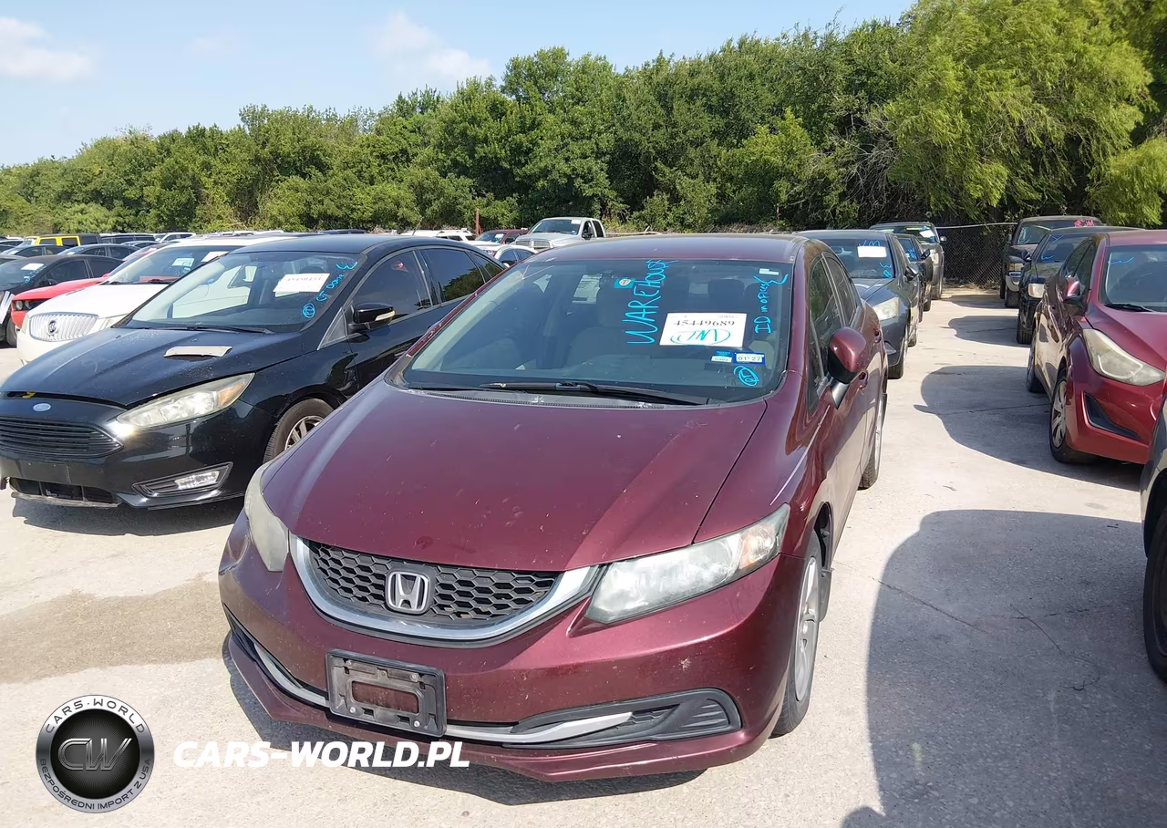 2013 Honda Civic Lx VIN:2HGFB2F52DH510453 - 6