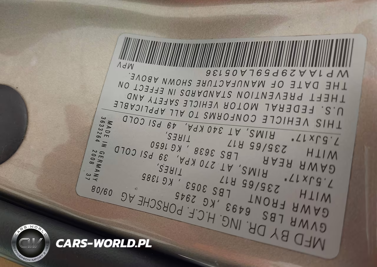 2009 Porsche Cayenne VIN:WP1AA29P59LA05136 - 9