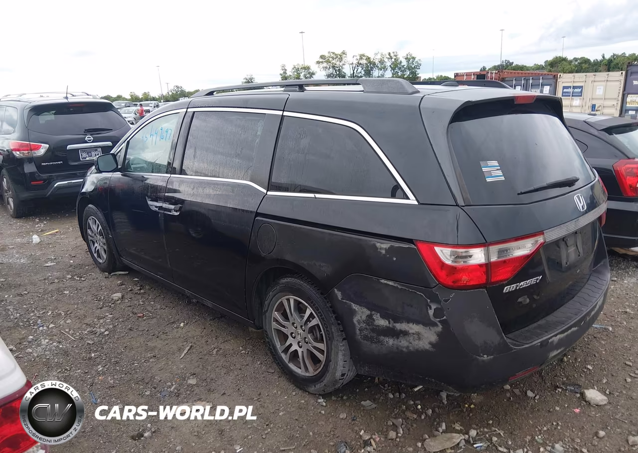 2012 Honda Odyssey Ex-L VIN:5FNRL5H60CB075842 - 3