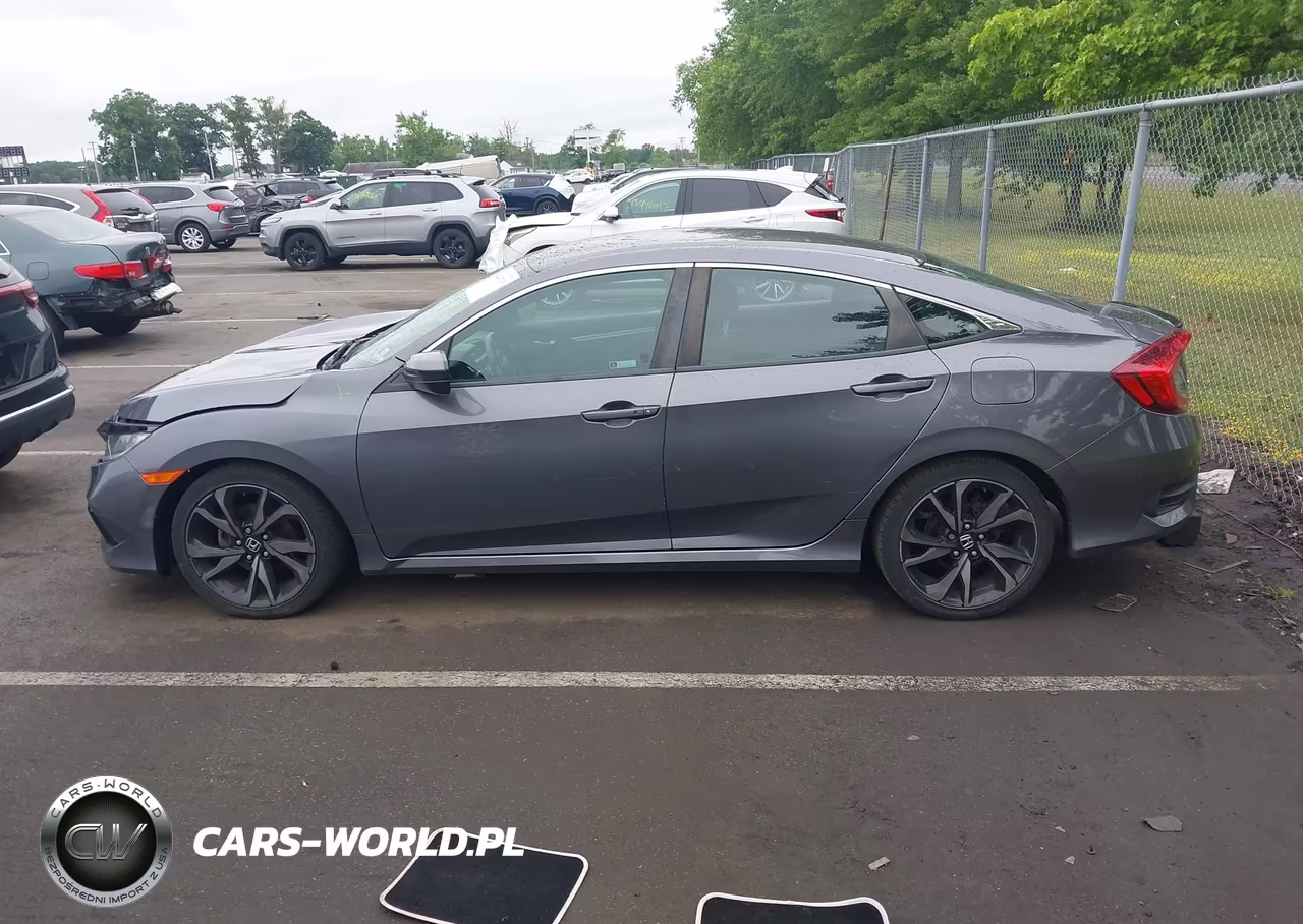 2019 Honda Civic Sport VIN:2HGFC2F8XKH562031 - 14