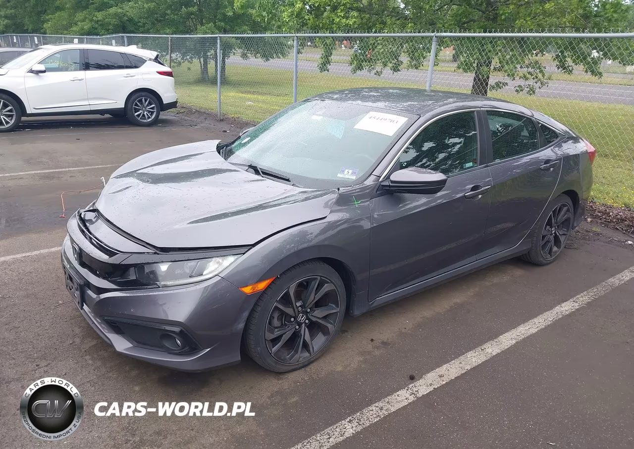 2019 Honda Civic Sport VIN:2HGFC2F8XKH562031 - 2