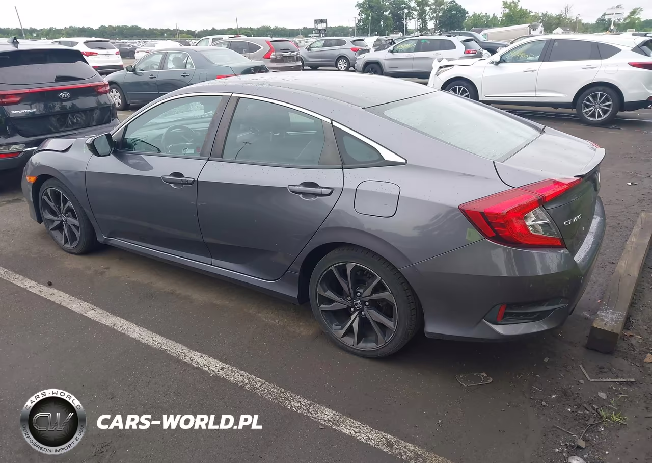 2019 Honda Civic Sport VIN:2HGFC2F8XKH562031 - 3