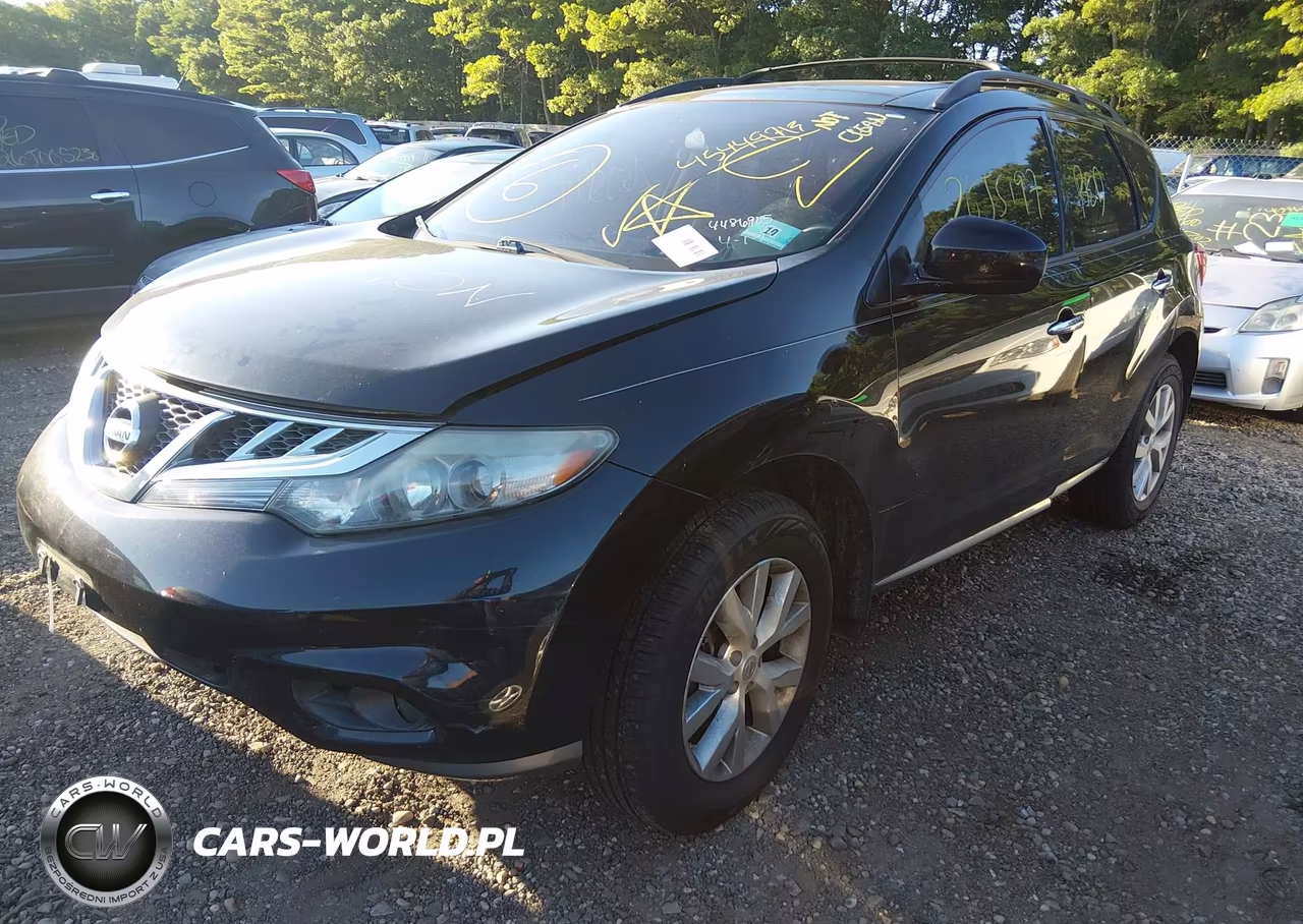 2012 Nissan Murano Sl VIN:JN8AZ1MW4CW233318 - 2