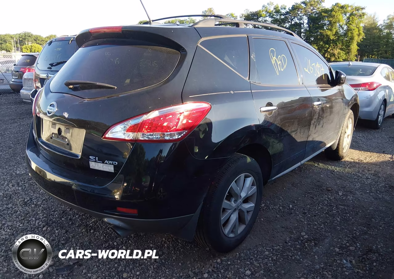 2012 Nissan Murano Sl VIN:JN8AZ1MW4CW233318 - 4