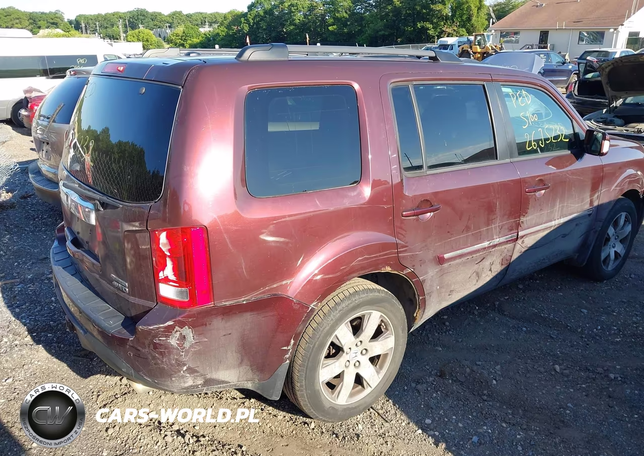 2013 Honda Pilot Touring VIN:5FNYF4H99DB047594 - 4
