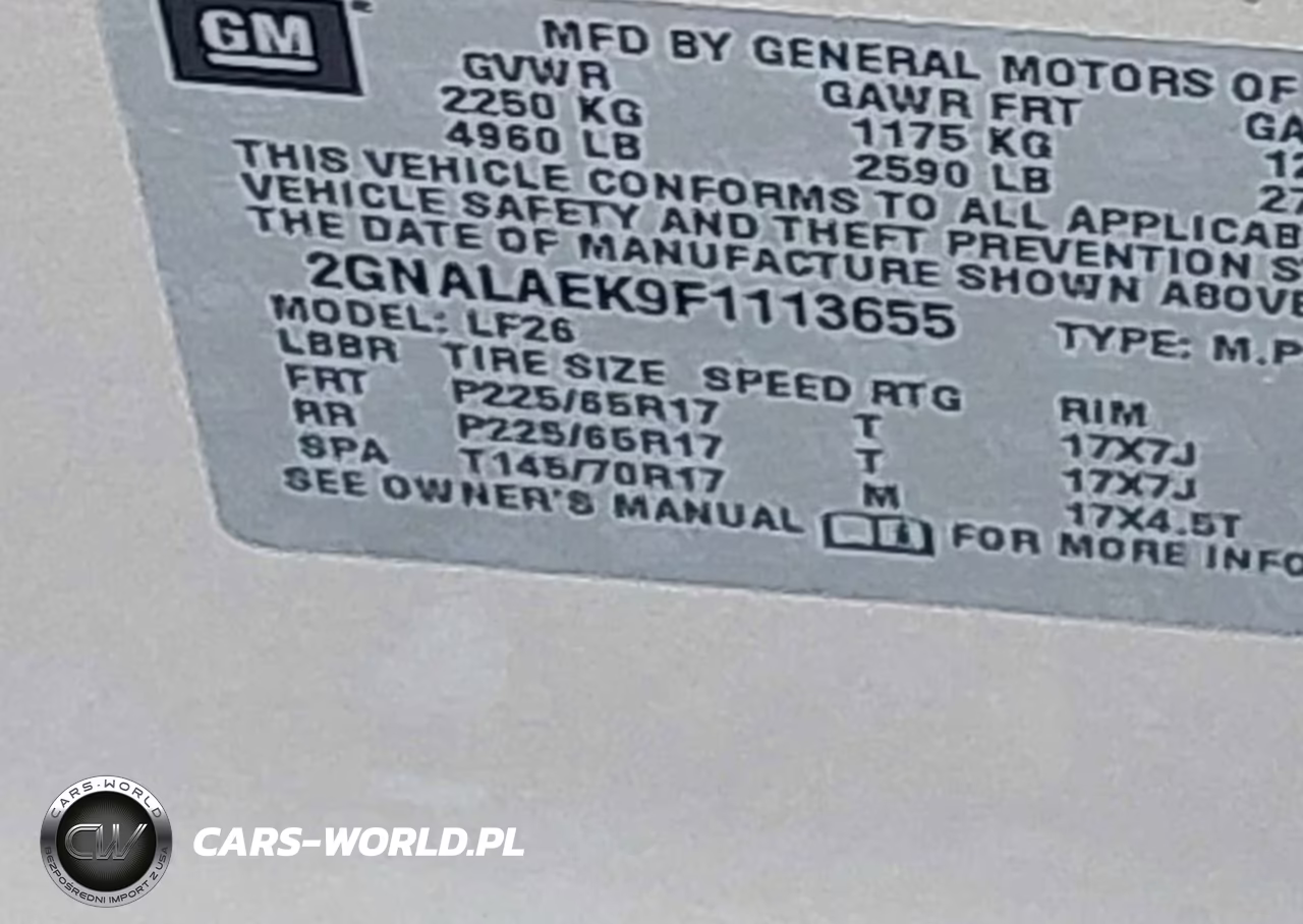 2015 Chevrolet Equinox Ls VIN:2GNALAEK9F1113655 - 9