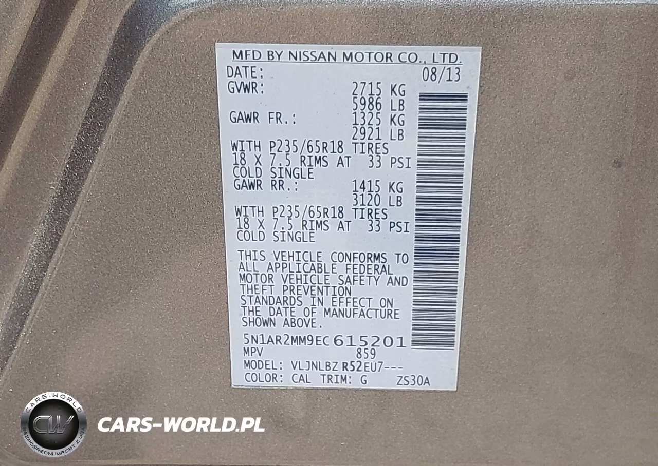 2014 Nissan Pathfinder S VIN:5N1AR2MM9EC615201 - 9