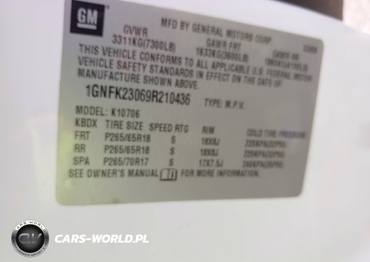 2009 Chevrolet Tahoe Lt2 VIN:1GNFK23069R210436 - 9