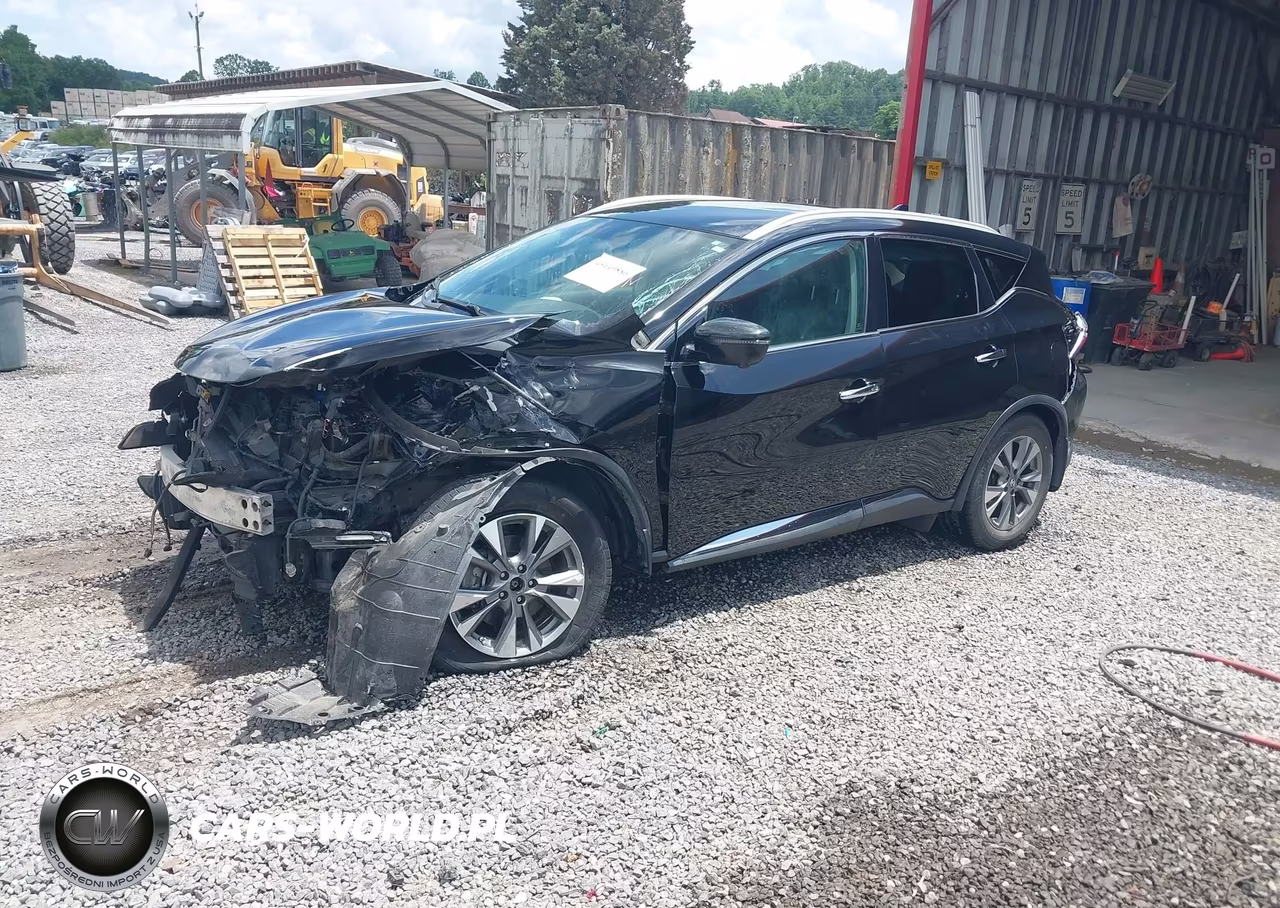2017 Nissan Murano Sl VIN:5N1AZ2MG3HN192571 - 2