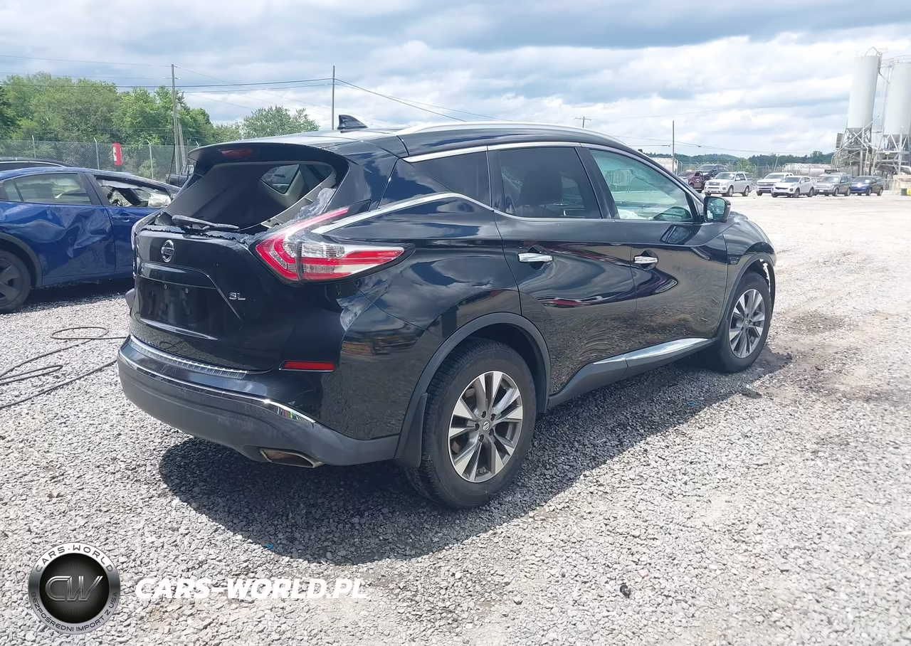 2017 Nissan Murano Sl VIN:5N1AZ2MG3HN192571 - 4
