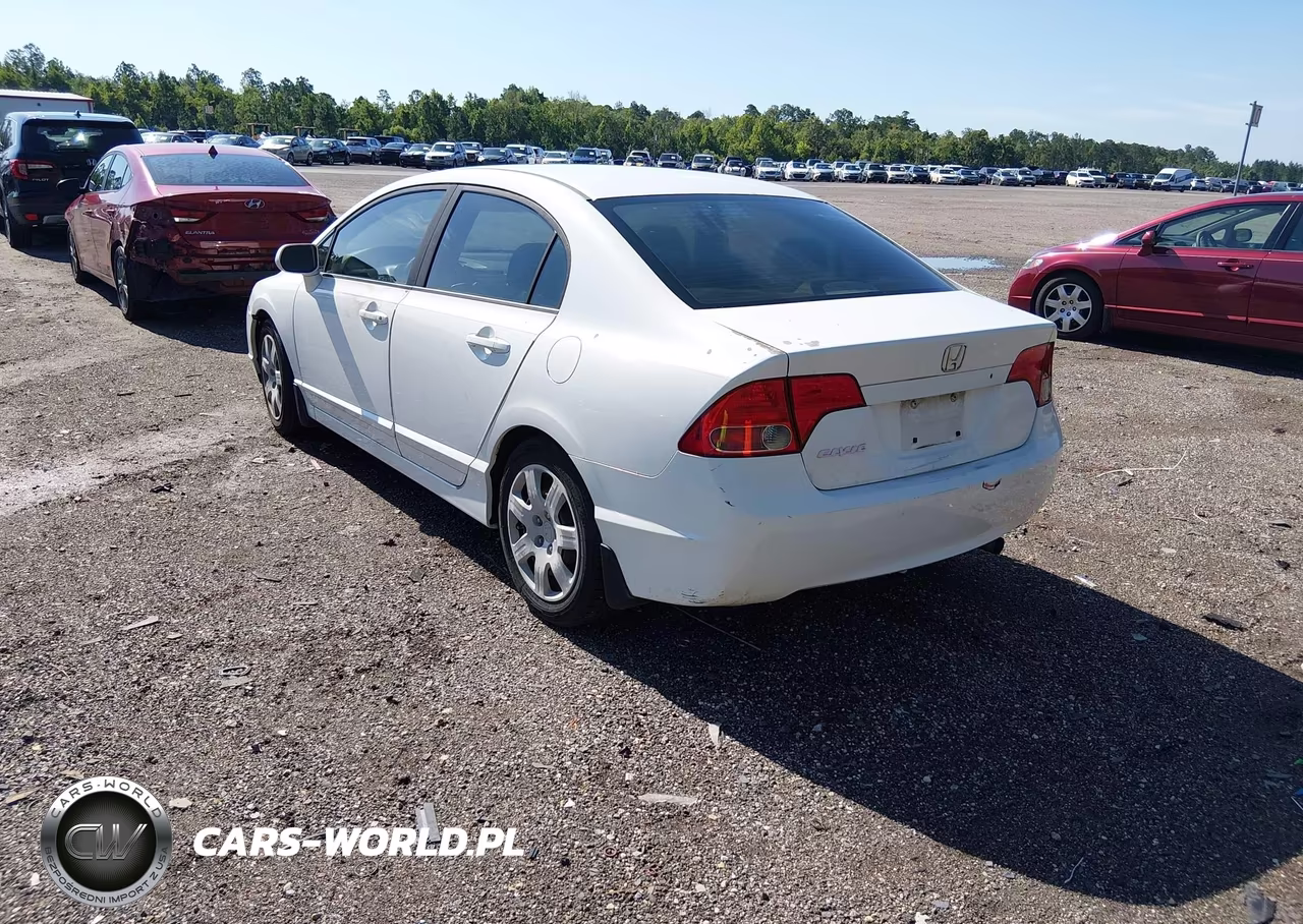 2008 Honda Civic Lx VIN:1HGFA16518L063037 - 3