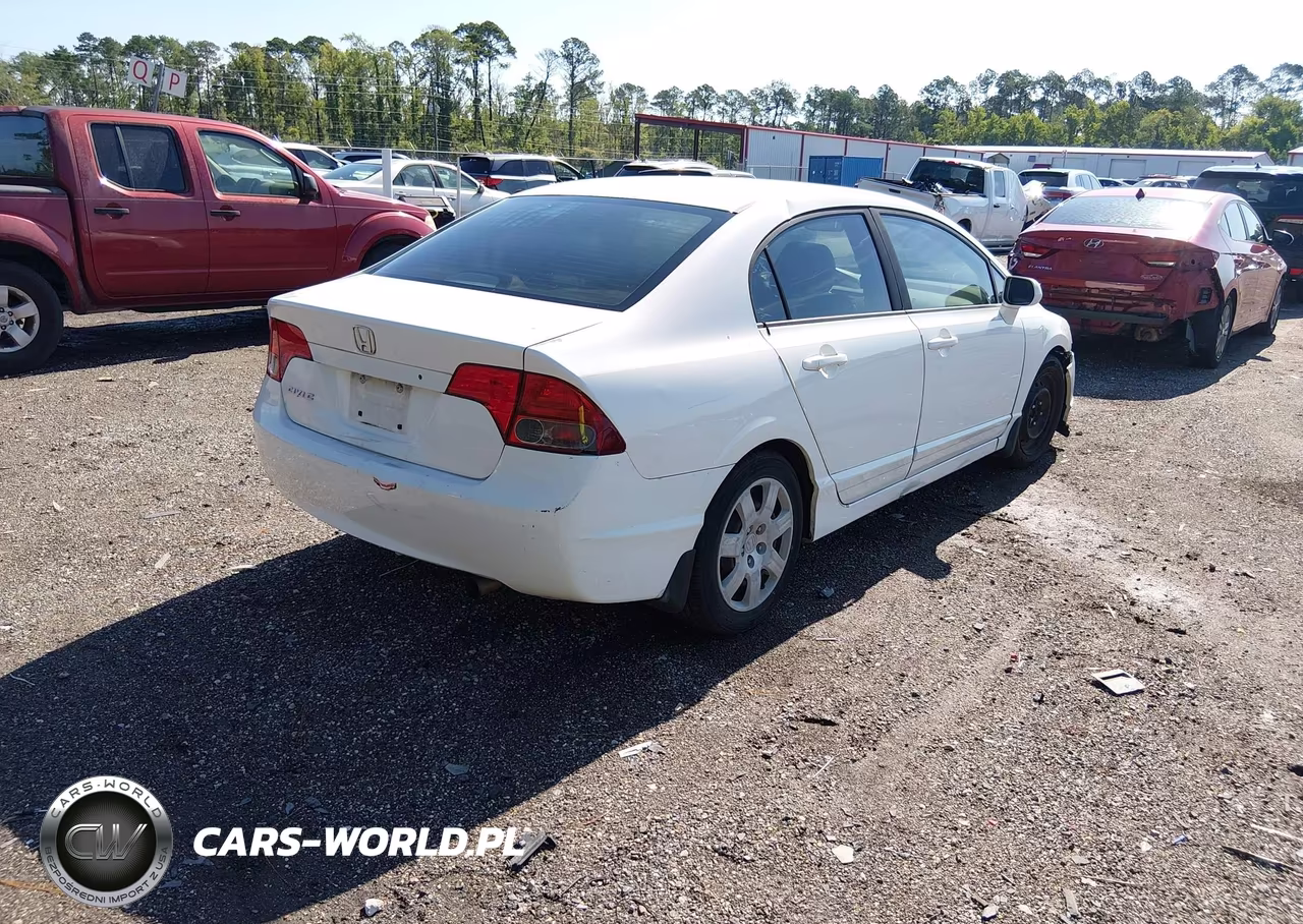 2008 Honda Civic Lx VIN:1HGFA16518L063037 - 4