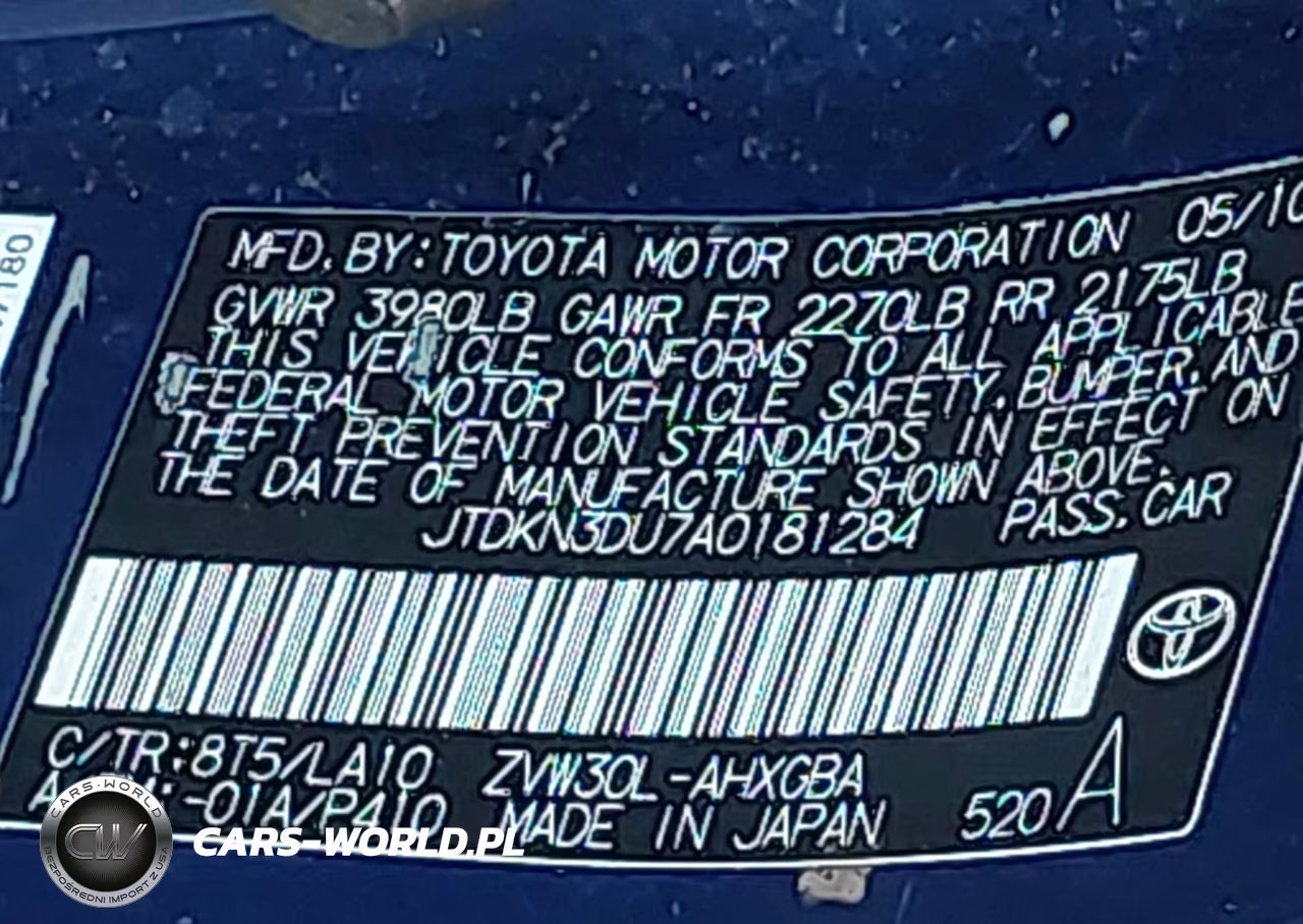 2010 Toyota Prius V VIN:JTDKN3DU7A0181284 - 9