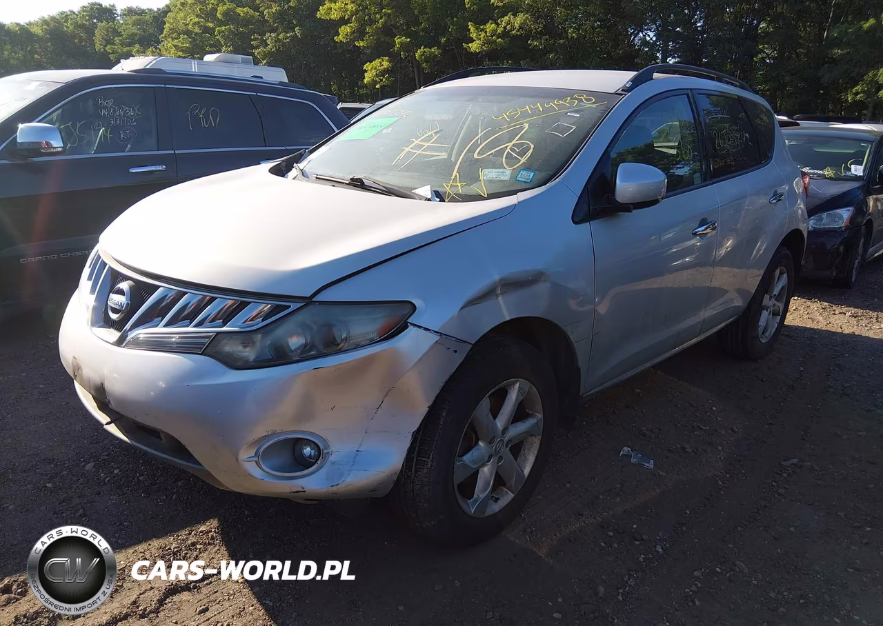 2010 Nissan Murano Sl VIN:JN8AZ1MW7AW122193 - 2