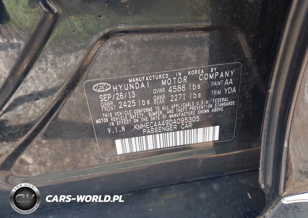 2013 Hyundai Sonata Hybrid Limited VIN:KMHEC4A49DA095305 - 9