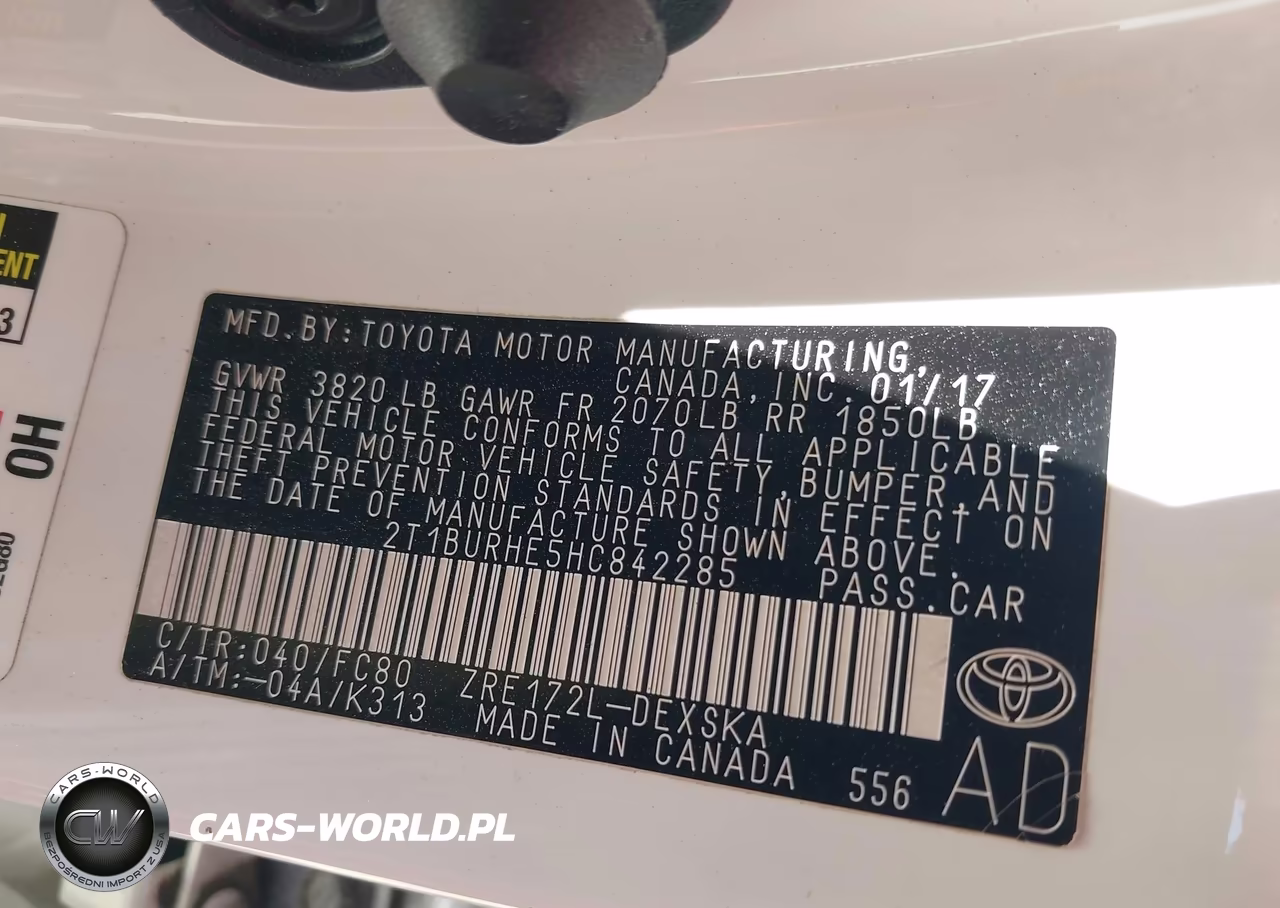 2017 Toyota Corolla Se VIN:2T1BURHE5HC842285 - 9