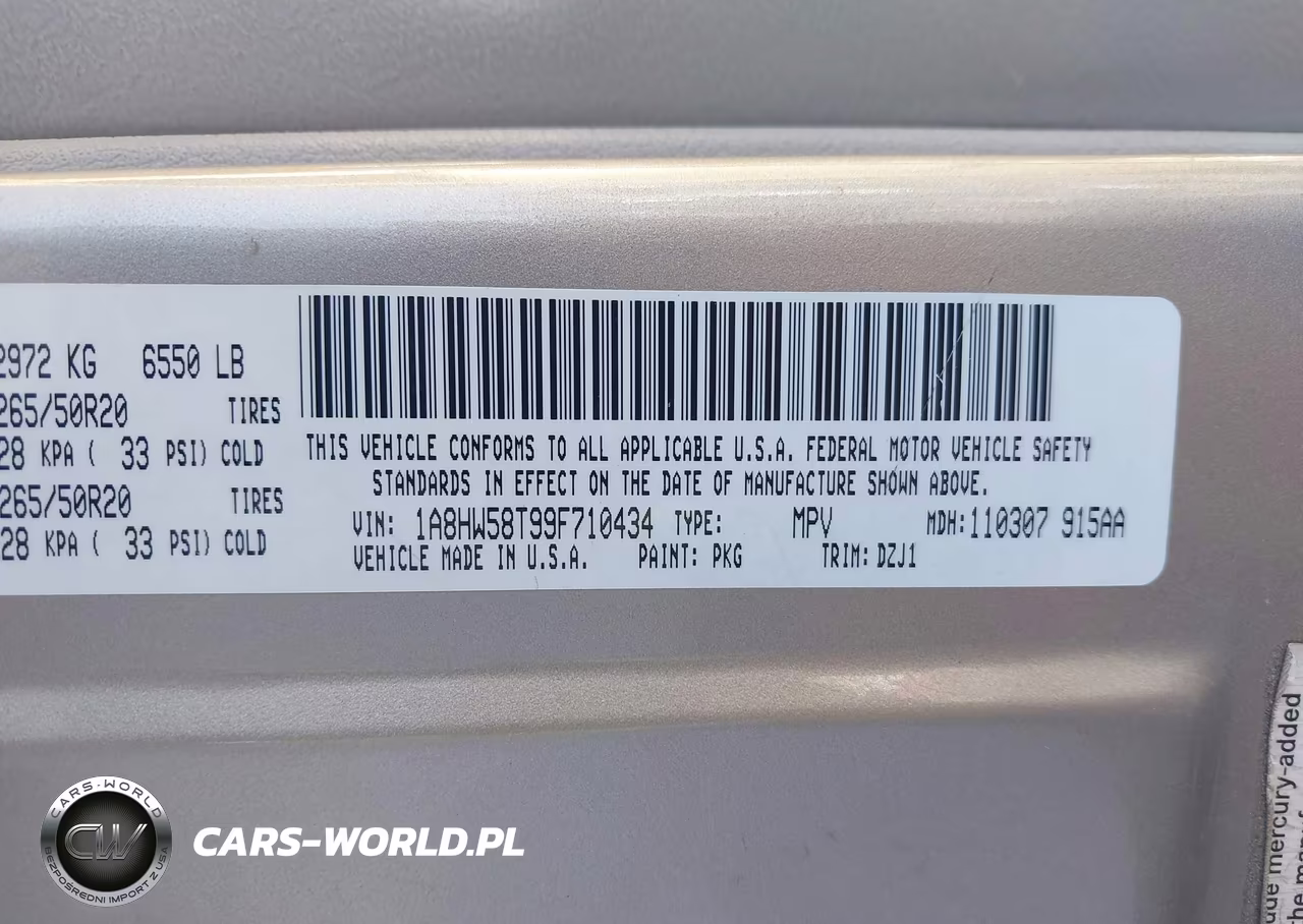 2009 Chrysler Aspen VIN:1A8HW58T99F710434 - 9
