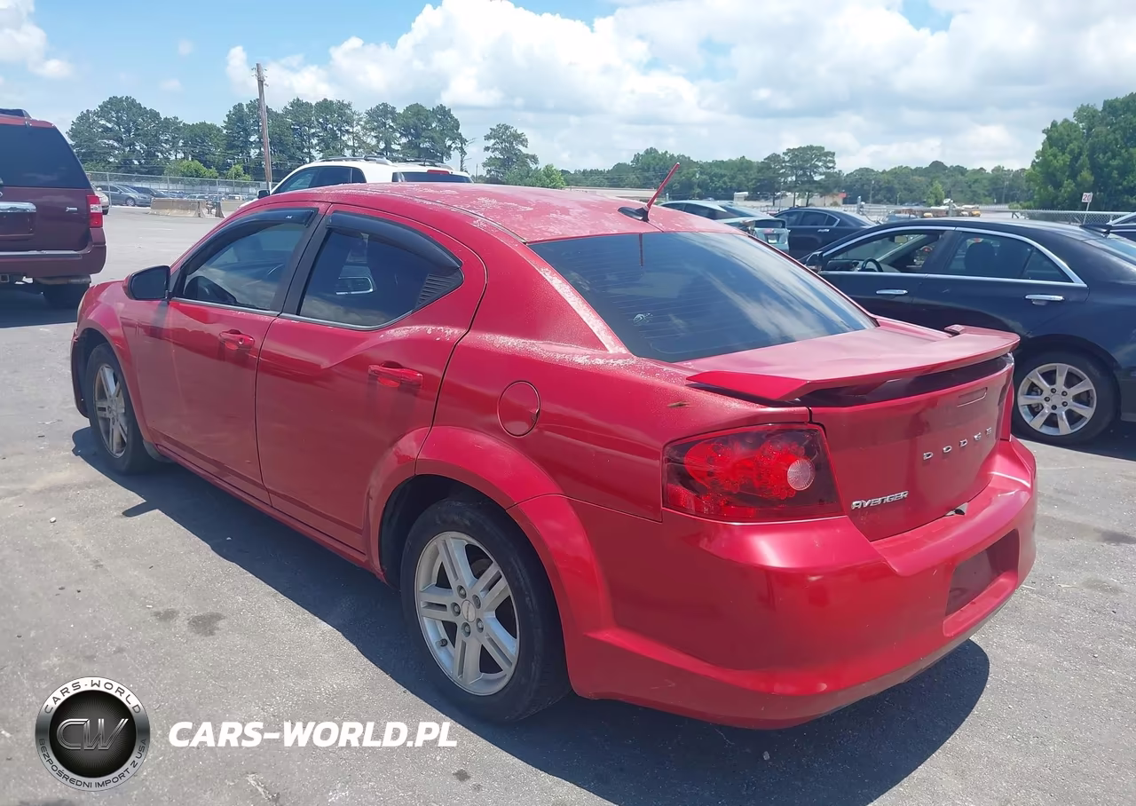 2013 Dodge Avenger Sxt VIN:1C3CDZCB7DN625463 - 3