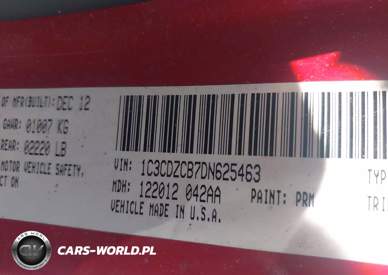 2013 Dodge Avenger Sxt VIN:1C3CDZCB7DN625463 - 9