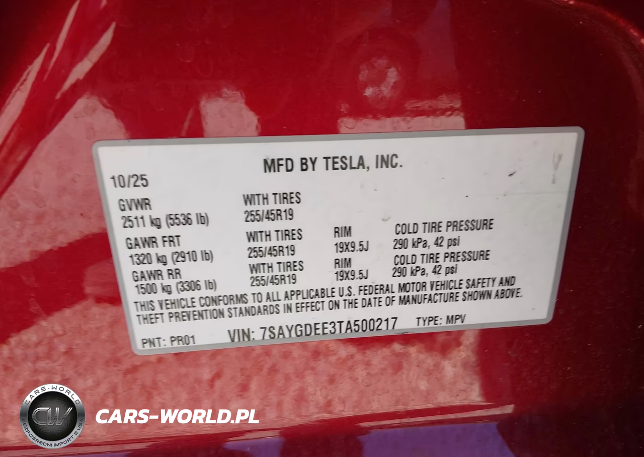 2026 Tesla Model Y All-Wheel Drive-Long Range Launch Series-Premium All-Wheel Drive VIN:7SAYGDEE3TA500217 - 9