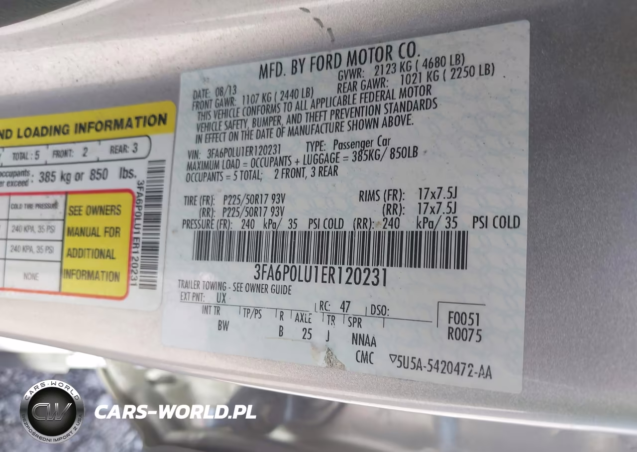 2014 Ford Fusion Hybrid Se VIN:3FA6P0LU1ER120231 - 9