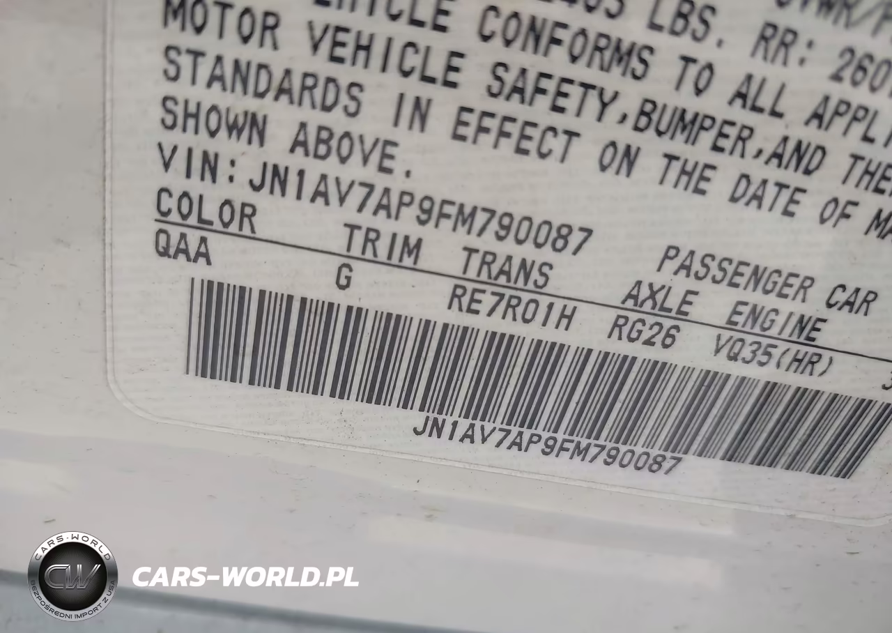 2015 Infiniti Q50 Hybrid Sport VIN:JN1AV7AP9FM790087 - 9