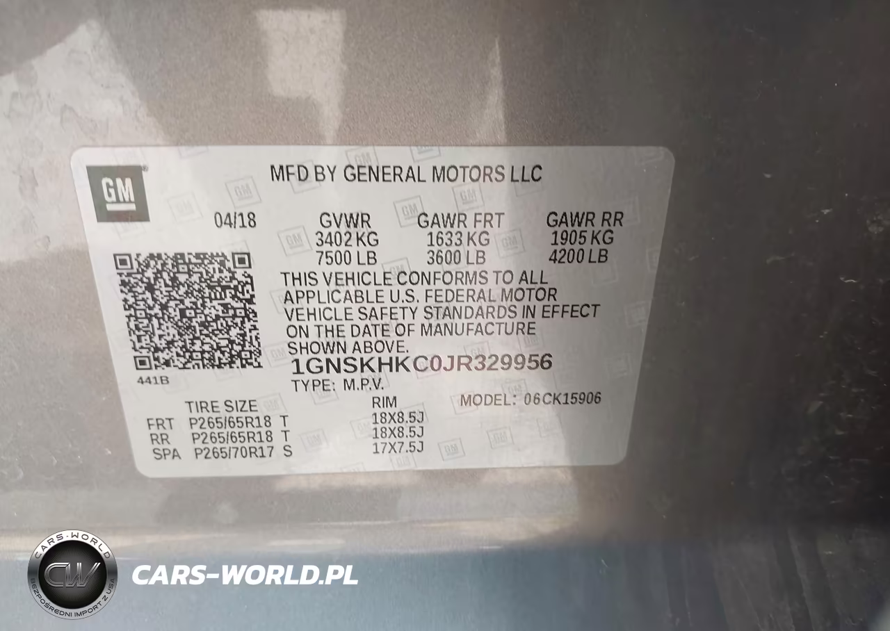 2018 Chevrolet Suburban Lt VIN:1GNSKHKC0JR329956 - 9
