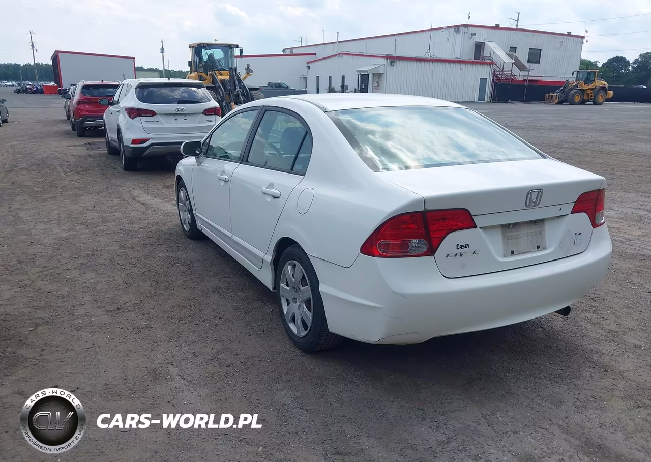 2007 Honda Civic Lx VIN:1HGFA16537L028157 - 3