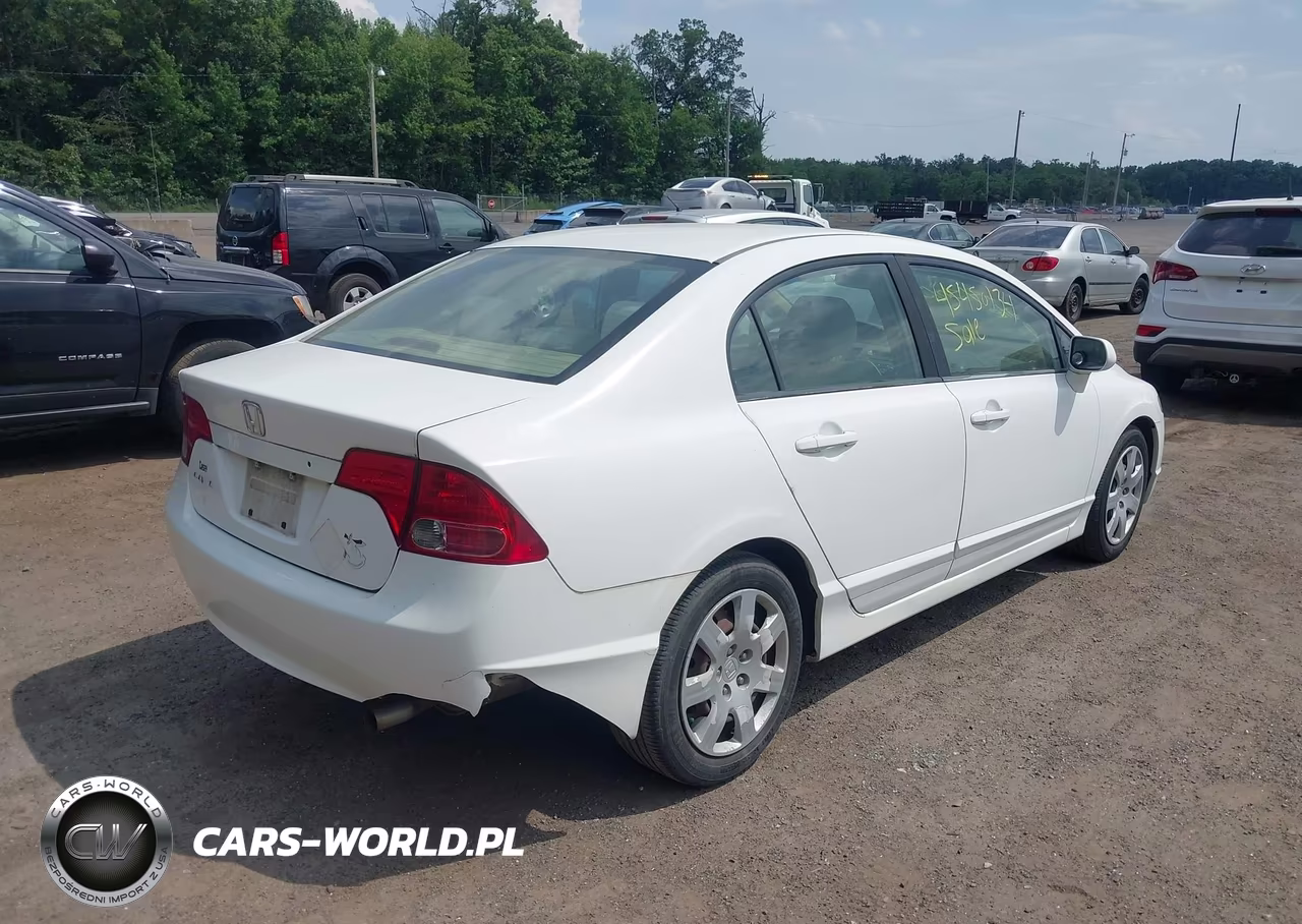 2007 Honda Civic Lx VIN:1HGFA16537L028157 - 4