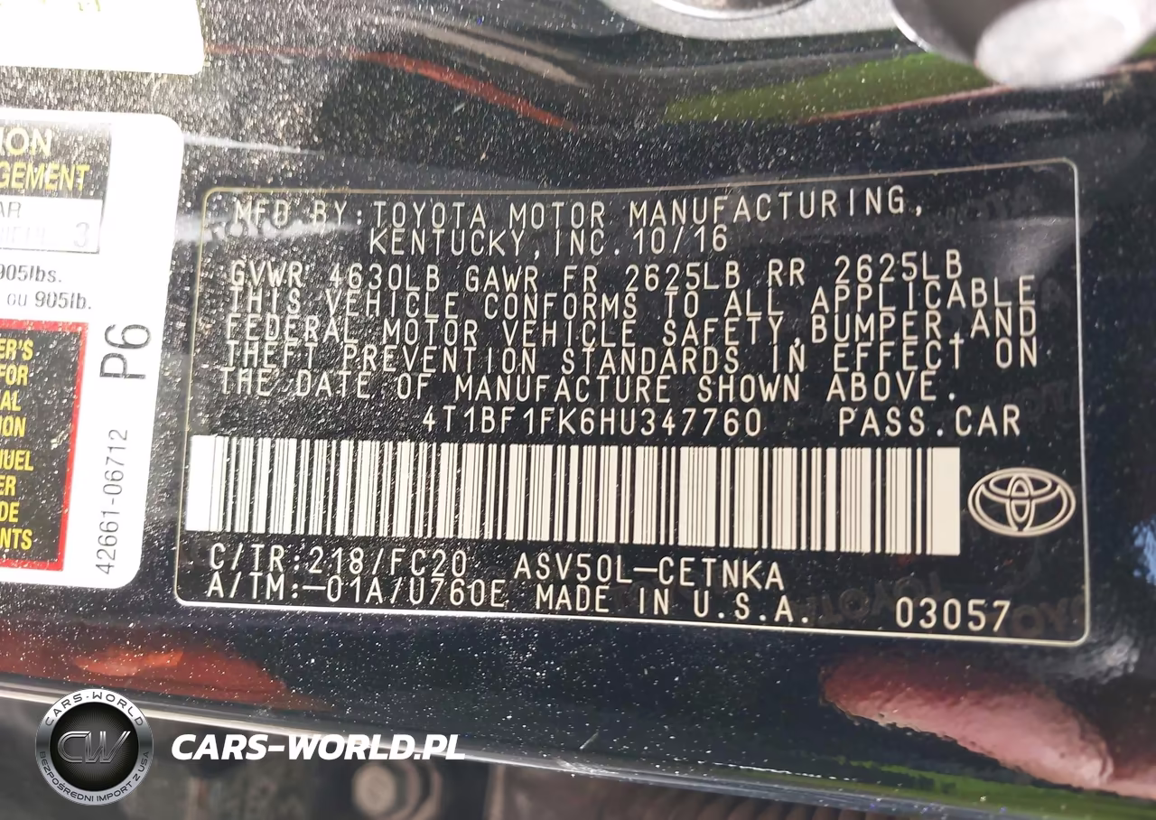 2017 Toyota Camry Le VIN:4T1BF1FK6HU347760 - 9