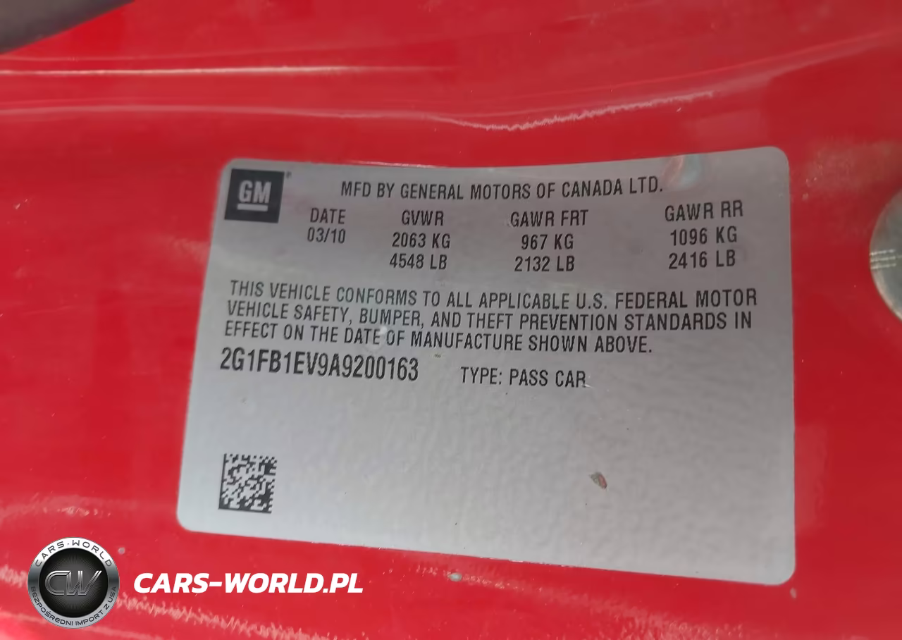 2010 Chevrolet Camaro 1Lt VIN:2G1FB1EV9A9200163 - 9