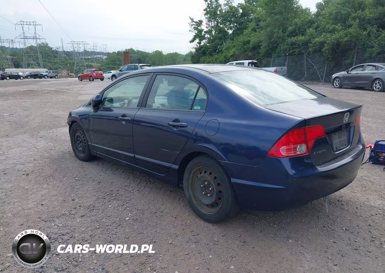 2007 Honda Civic Lx VIN:1HGFA16597L051216 - 3