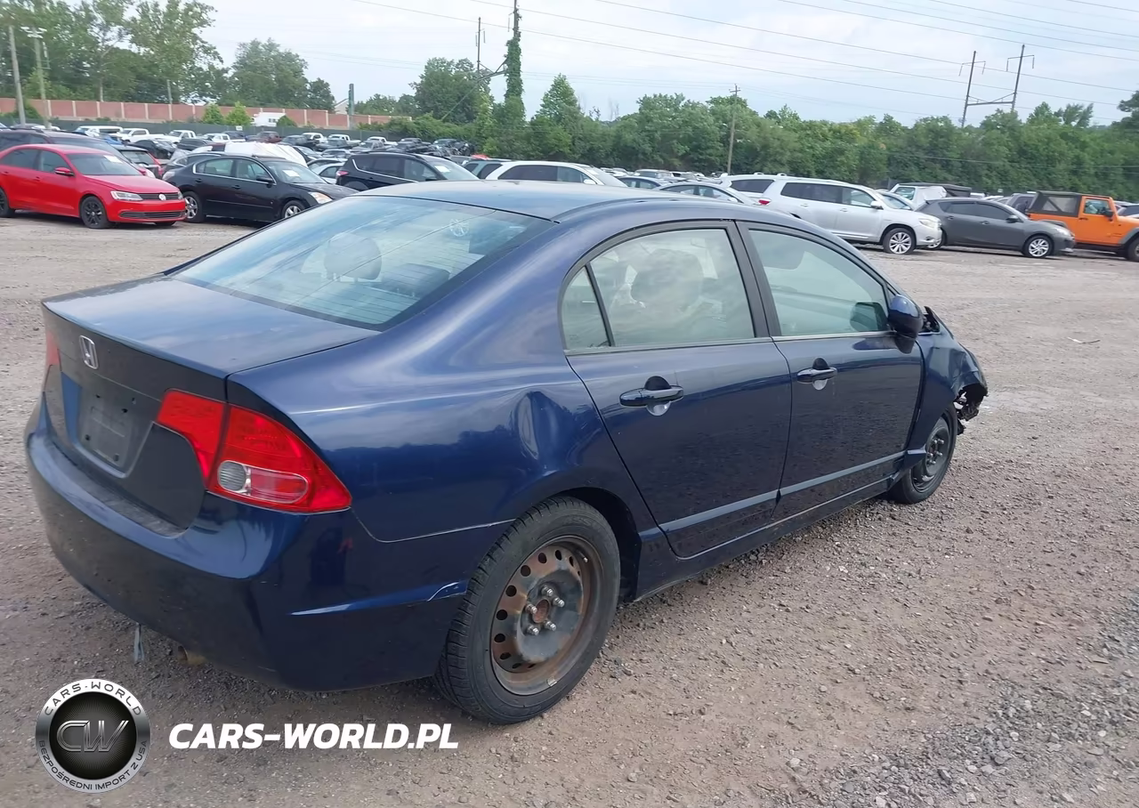 2007 Honda Civic Lx VIN:1HGFA16597L051216 - 4